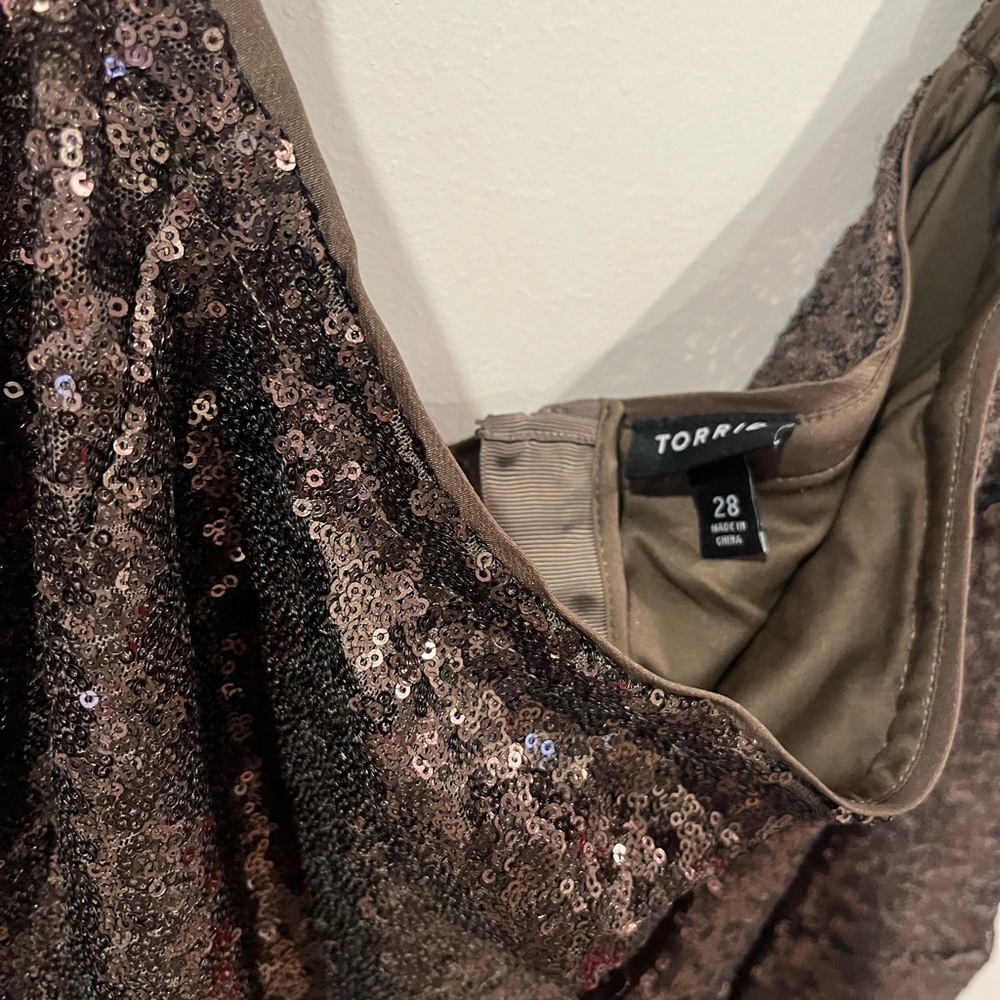 Torrid Bronze Sequin Dress